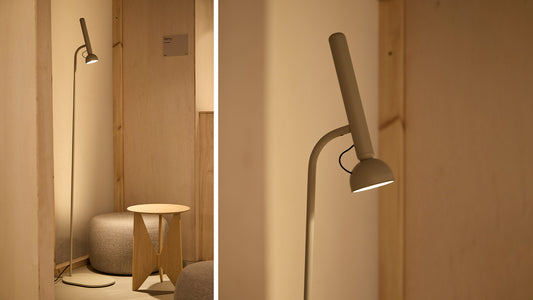 Berry F floor lamp with adjustable magnetic head