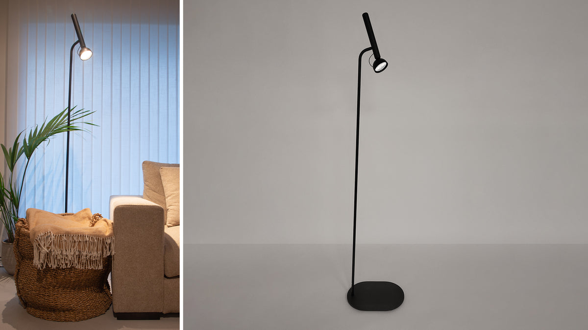 Berry F floor lamp in a living space