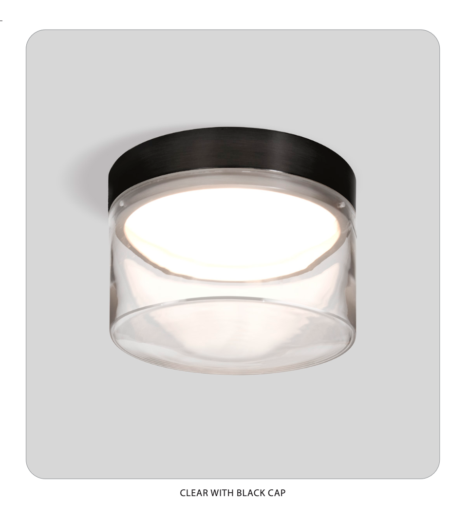 Contemporary ceiling lighting fixture for residential and commercial interiors