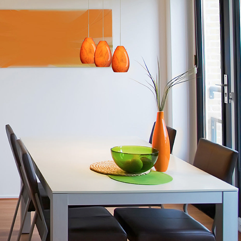 Modern Besa Pera 6 pendant light for kitchen islands and dining roomsshade