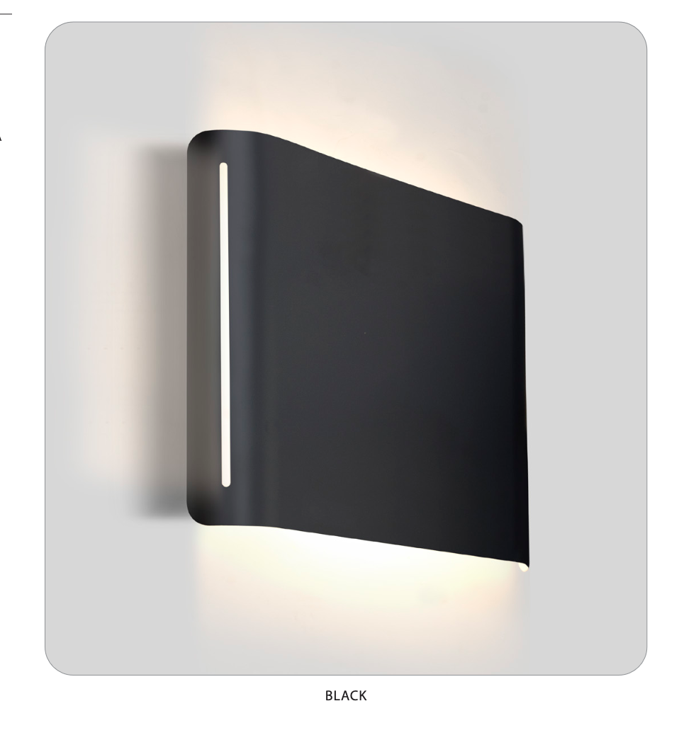 Energy-efficient LED wall sconce for residential and commercial spaces