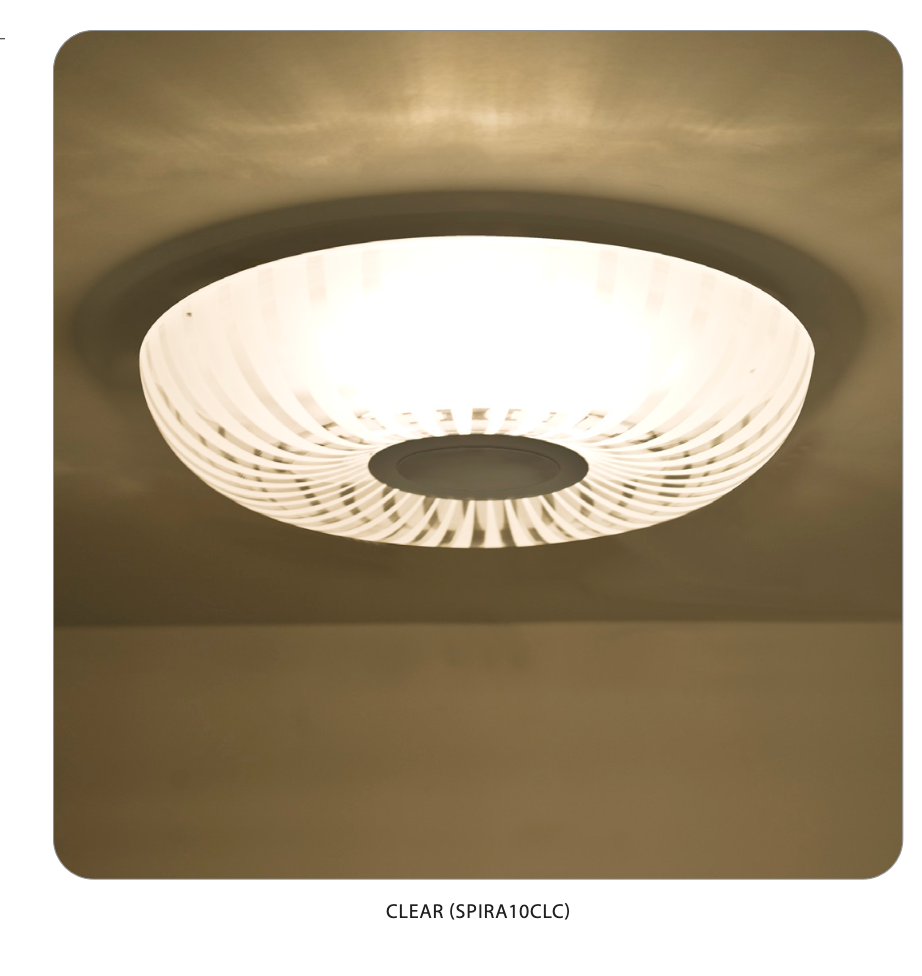 Decorative glass ceiling light for hallways, bedrooms, and living rooms