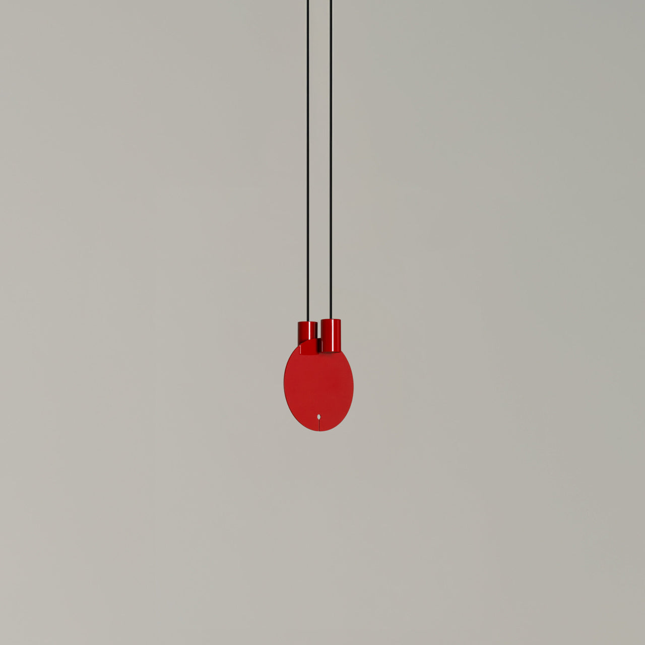 Luxury glossy pure red ceiling pendant for modern homes