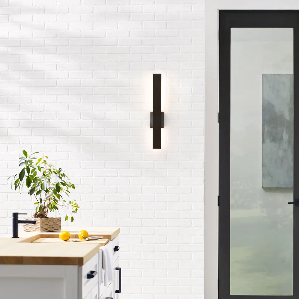 Blade 24-inch Indoor Outdoor LED Wall Sconce by Visual & Comfort & Co
