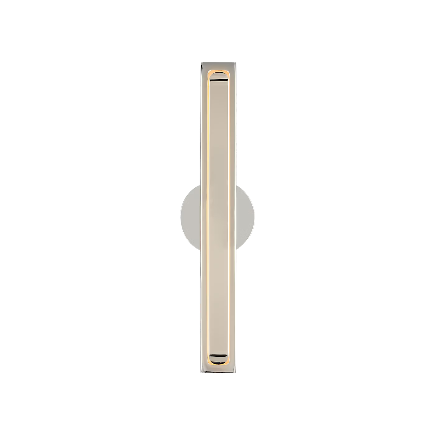 Decorative vanity lighting in polished nickel by Visual Comfort