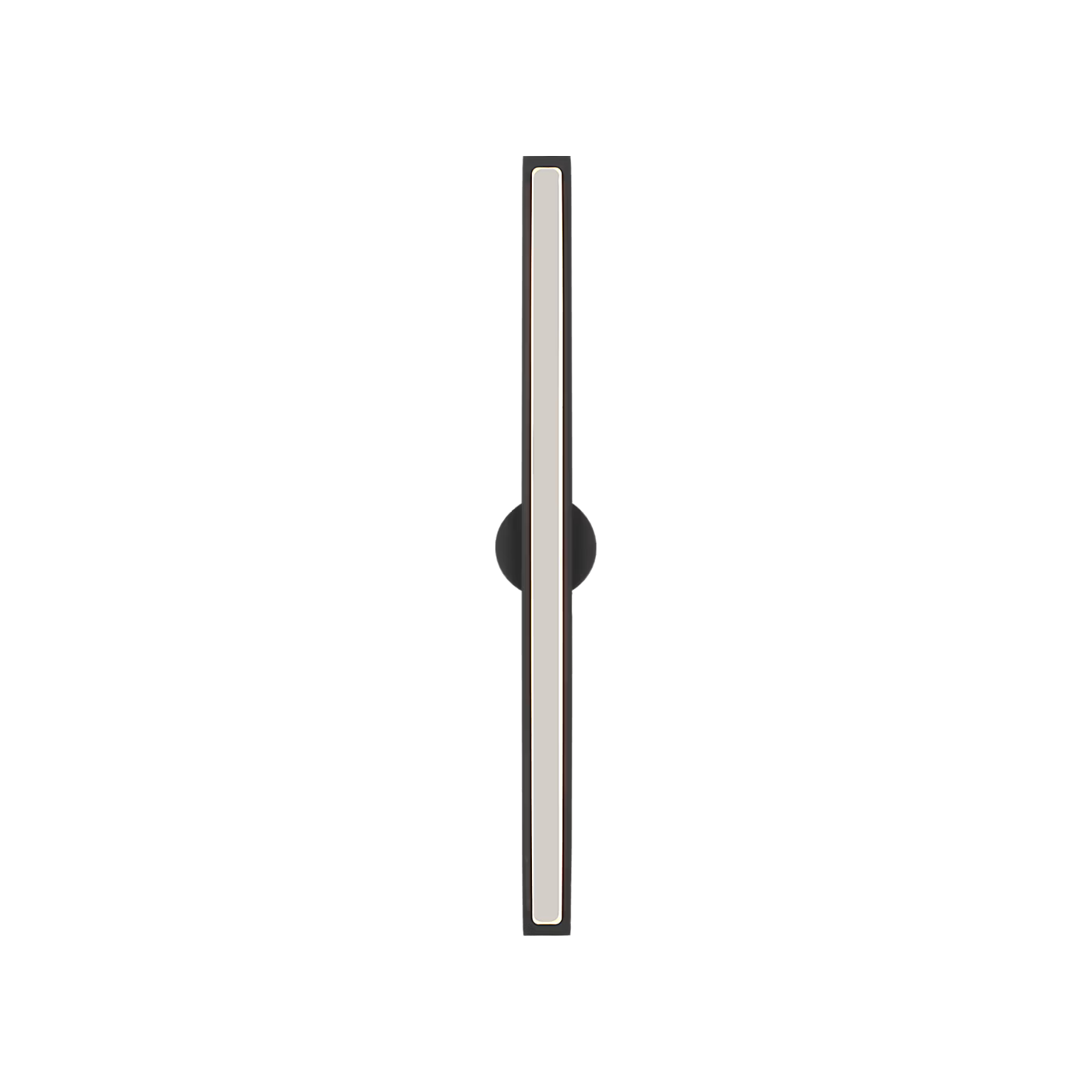 ADA-compliant Bloccare 24 vanity light in Nightshade Black for bathrooms