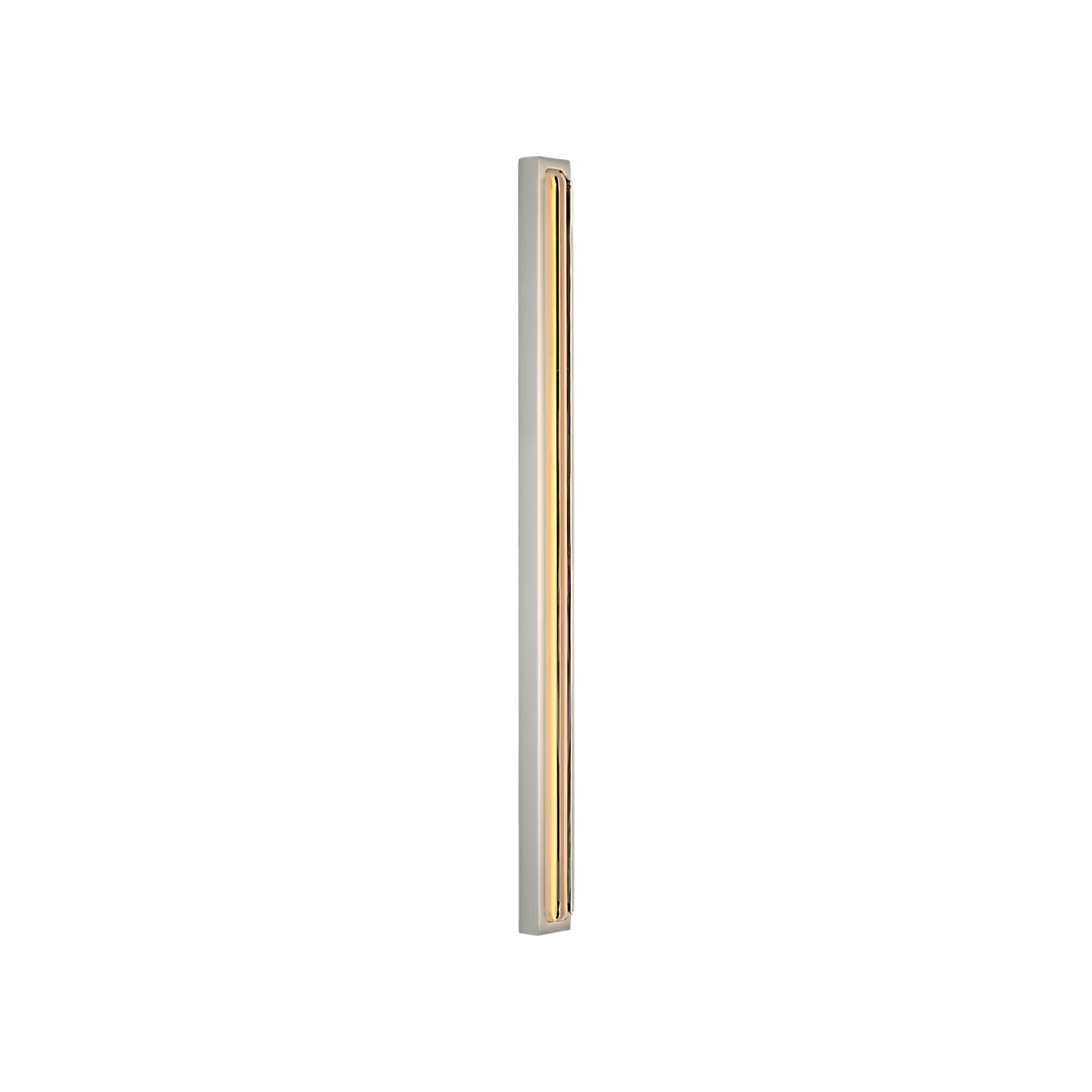 Contemporary LED vanity light in Satin Nickel for bathrooms and powder rooms