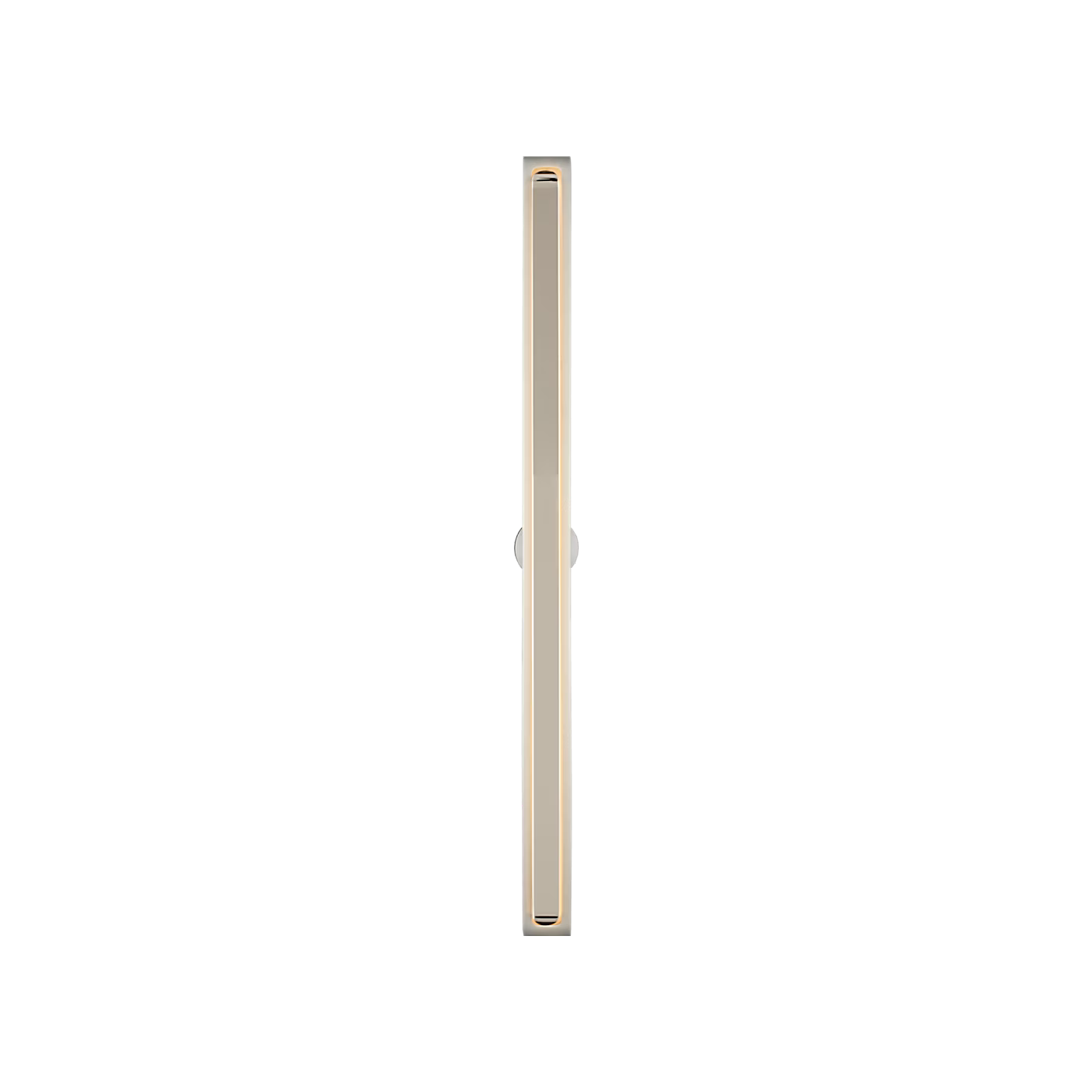 Decorative crystal bathroom light fixture in Satin Nickel with warm LED glow