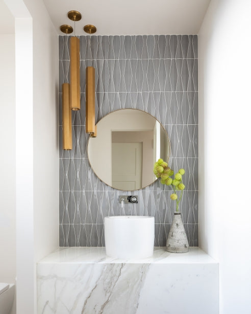 Blok Large Pendant Light sloped ceiling adaptable up to 45 degrees