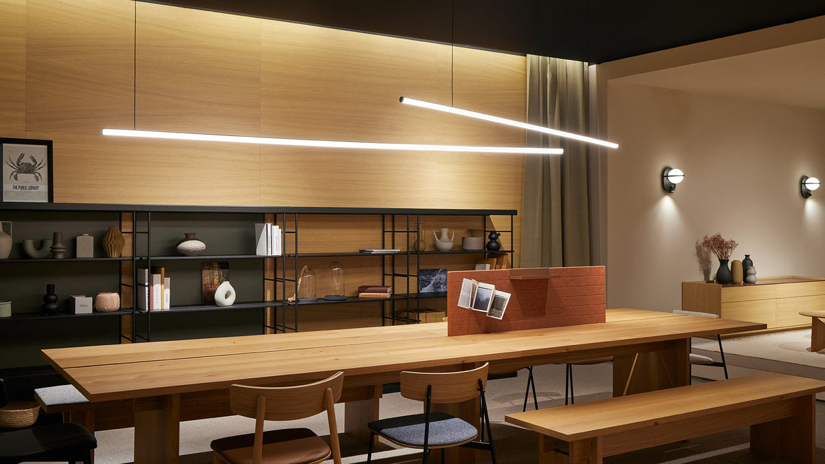 Blokinline LEDtube linear pendant lamp detail