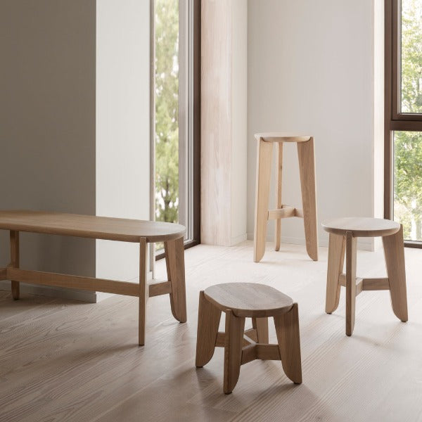 blomus Eli Oak Step Stool