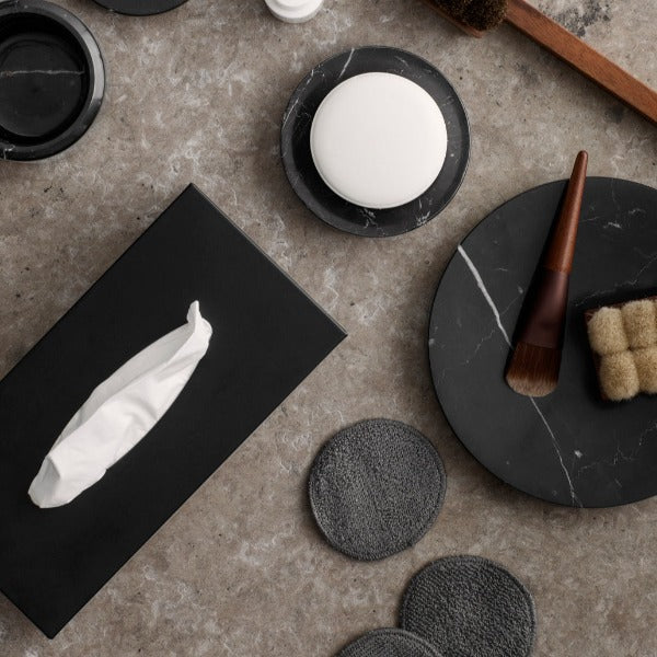 blomus Nexio Stainless Steel Tissue Holder Black