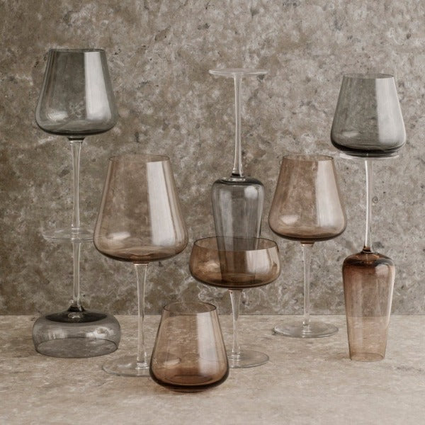 blomus Belo Champagne Flute Glasses 7 oz Coffee Set of 2