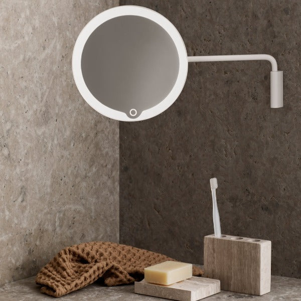 blomus Modo LED Wall-Mounted Vanity Mirror Black