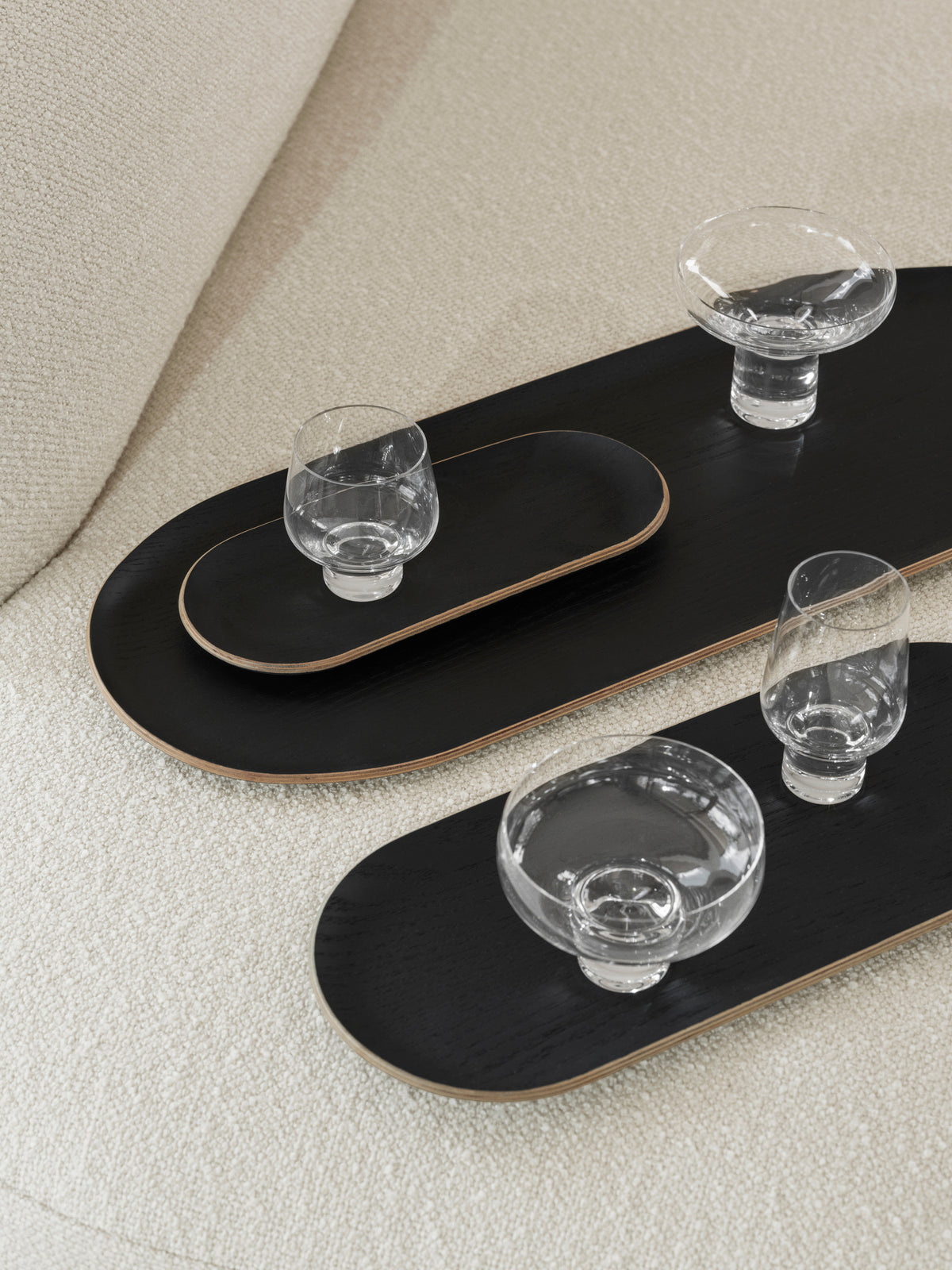blomus KOYOI Mouth-Blown Champagne Coupe, 3 oz – KOYOI champagne coupe styled with blomus BAKI