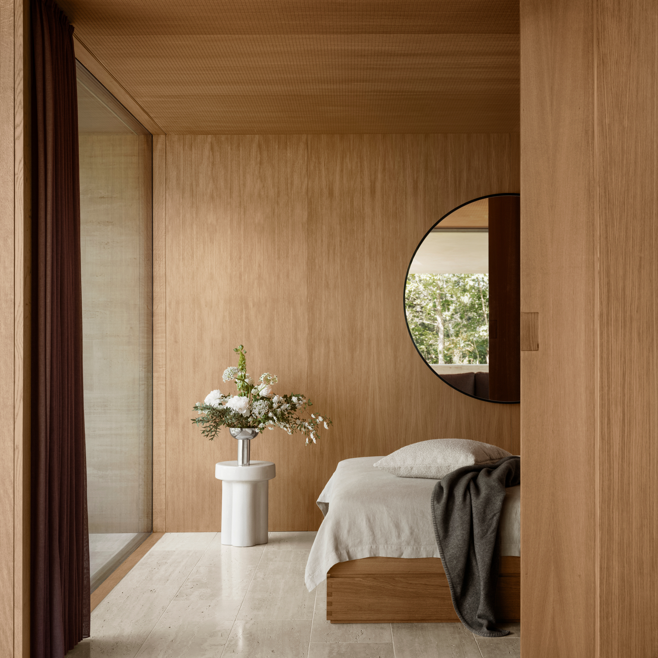 blomus Toru Ceramic Side Table Elephant Skin