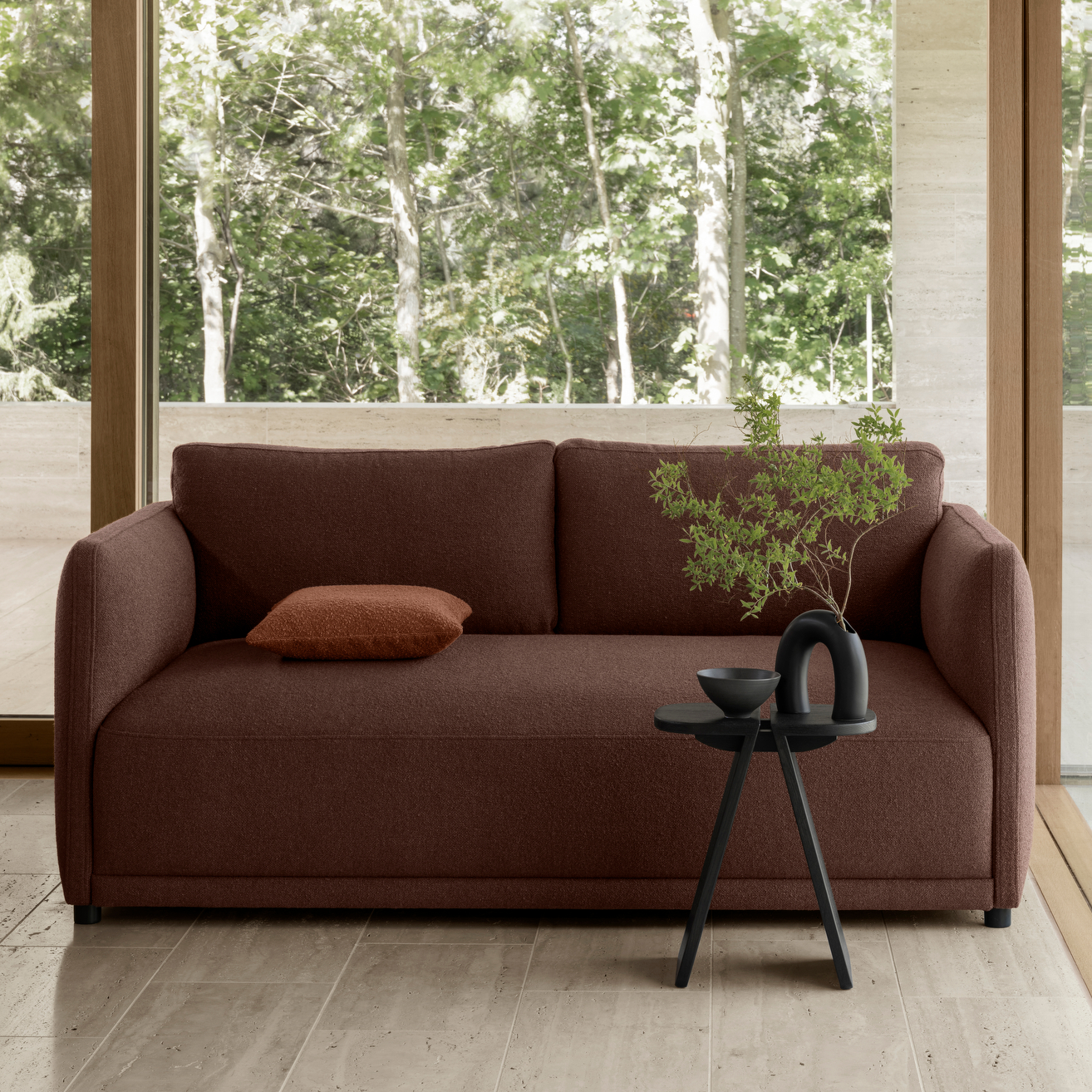 blomus Kagetsu Ceramic Vase Moonbeam Cream, Medium