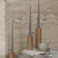 blomus Dreva Oak Candle Holder Set 3-Piece