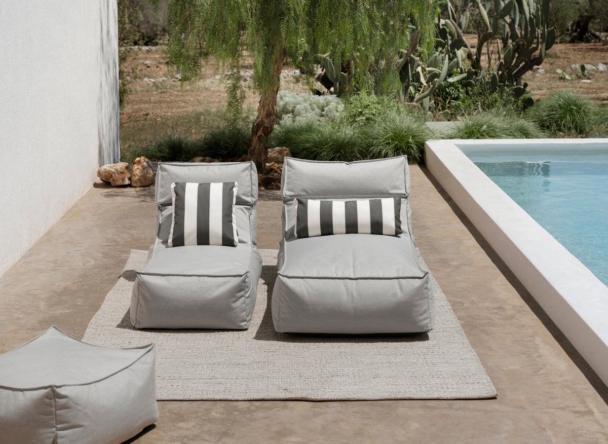 blomus STAY Outdoor Chaise Lounger, Standard or Large – STAY chaise lounger styled with blomus TENDOR (2)