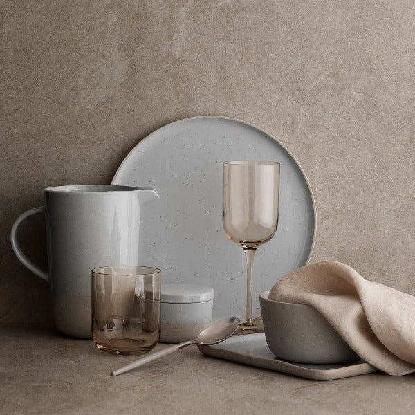 Ceramic Stoneware Thermo Mug Set Of 2 Sablo Blomus 64323