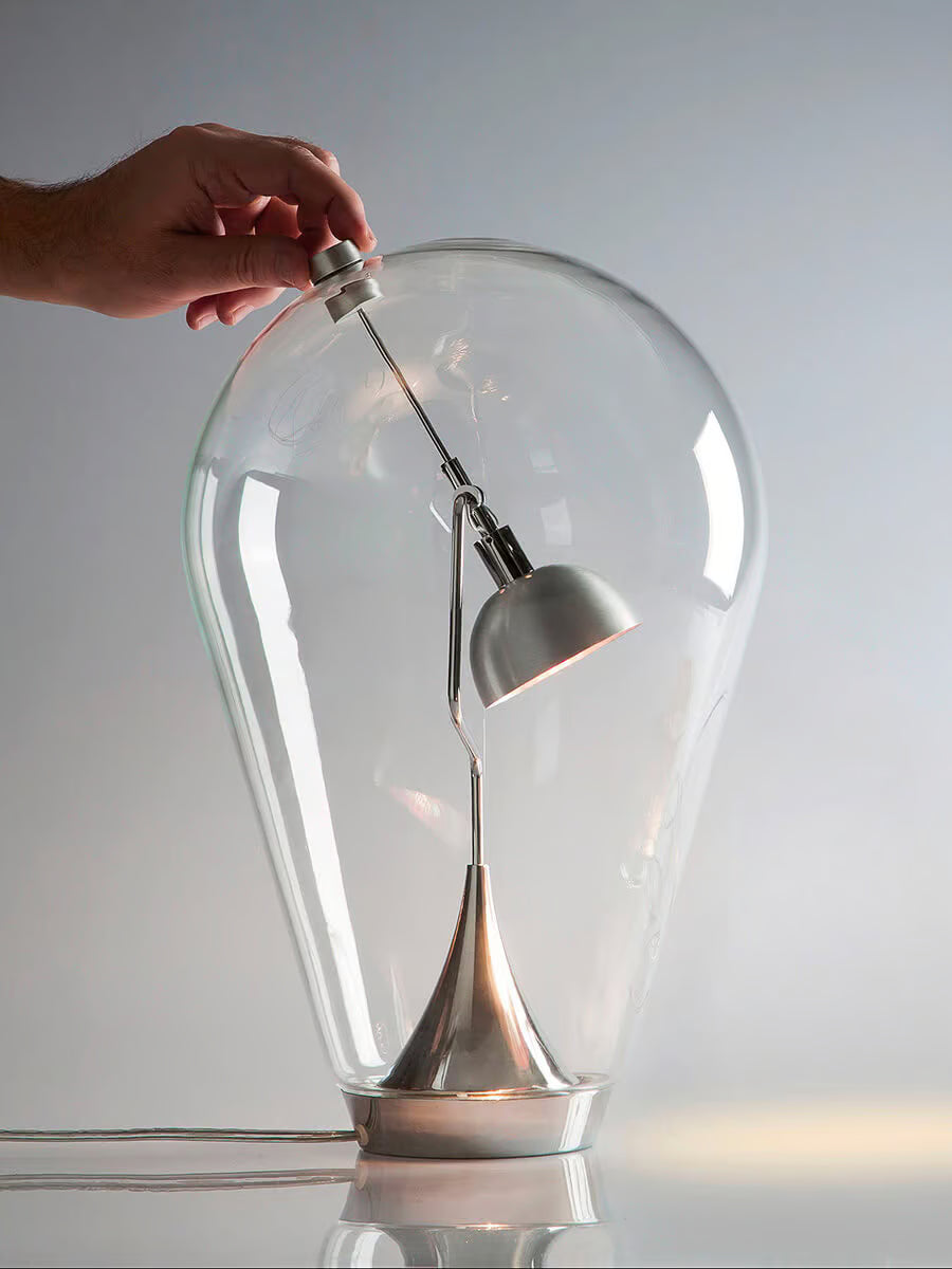 Contemporary Lodes Blow table lamp with adjustable magnetic light