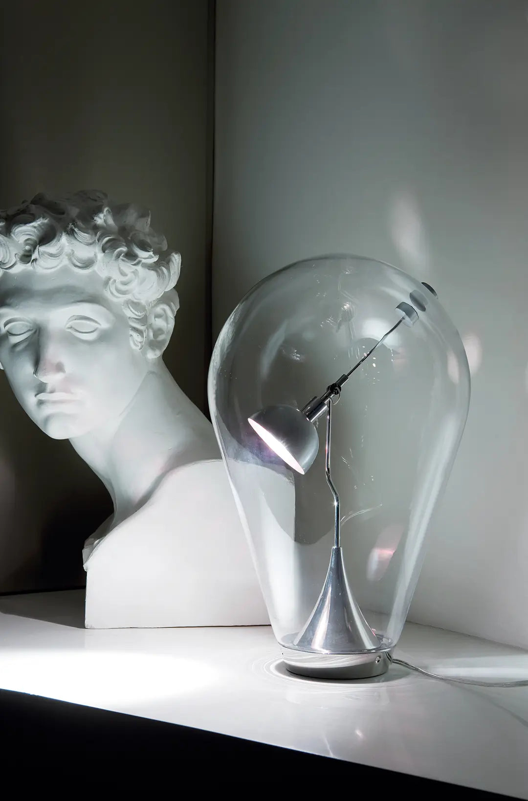 Lodes Blow designer reading lamp with directional LED lighting
