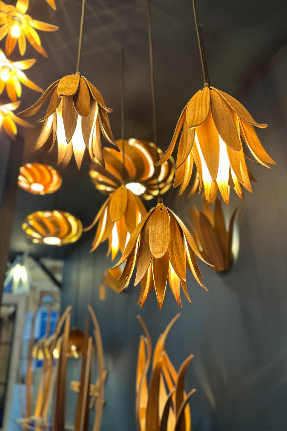 Bluebell Pendant Light by MacMaster Design England