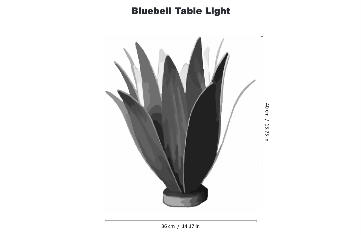 Bluebell Table Lamp Macmaster Design