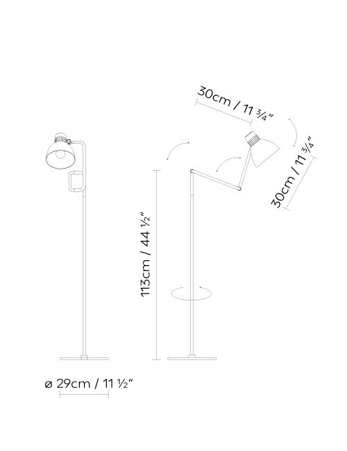 B.lux Blux System F30 dimension drawing
