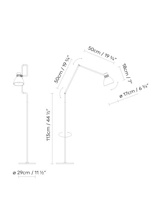B.lux Blux System F50 dimension drawing