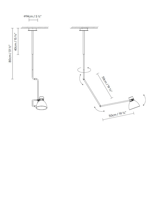B.lux Blux System C dimension drawing
