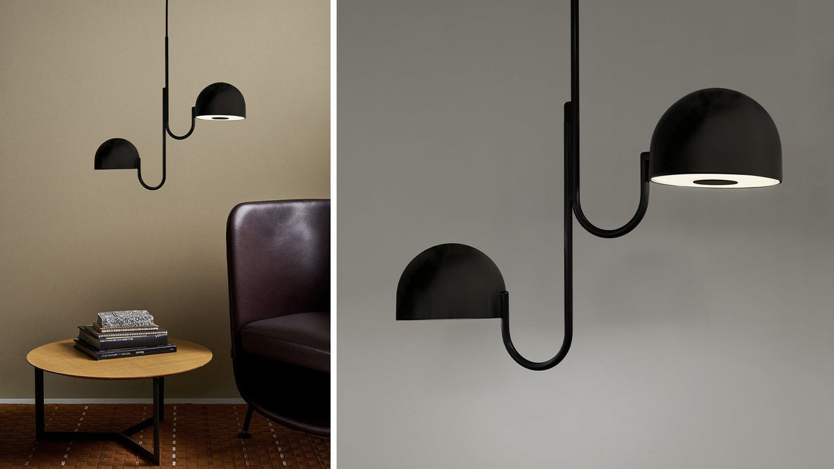 Bowee S lamp with half-sphere shade by Werner Aisslinger