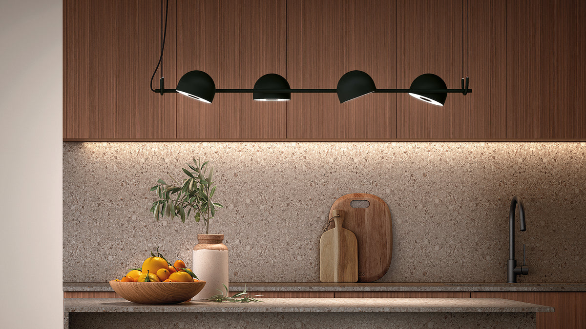 Bowee S lamp with half-sphere shade by Werner Aisslinger