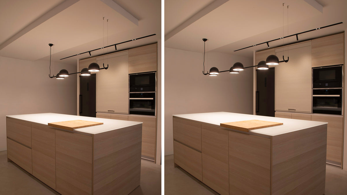Bowee S lamp with half-sphere shade by Werner Aisslinger