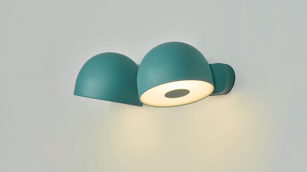 Bowee W lamp with half-sphere shade by Werner Aisslinger