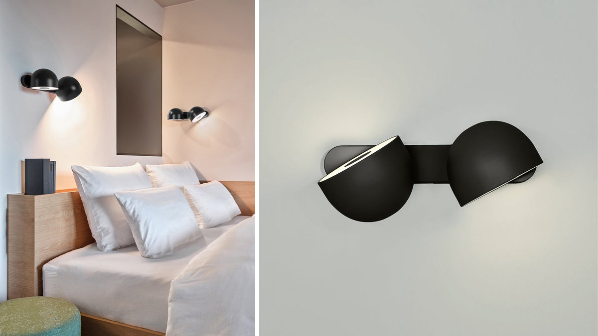 Bowee W lamp with half-sphere shade by Werner Aisslinger