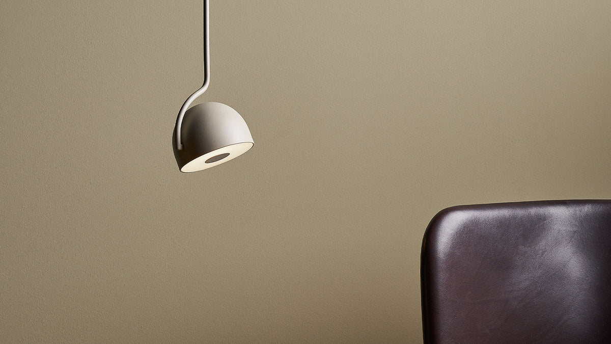 Bowee S lamp with half-sphere shade by Werner Aisslinger