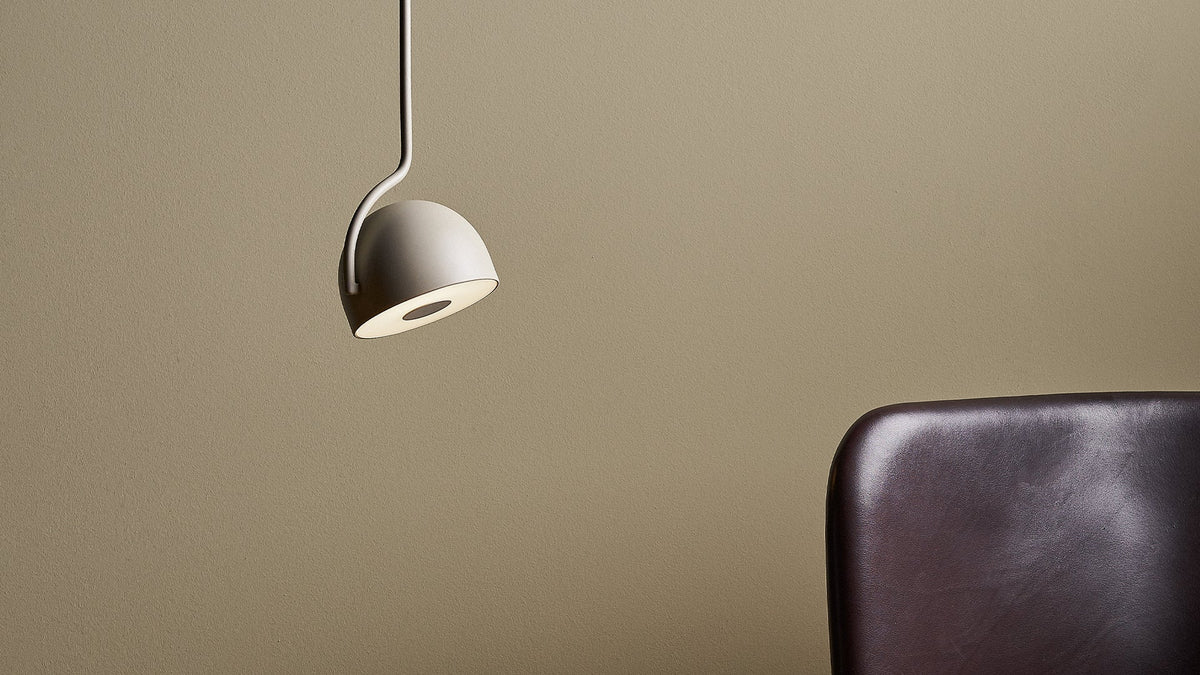 Bowee S lamp with half-sphere shade by Werner Aisslinger