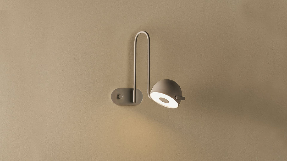 Bowee W lamp with half-sphere shade by Werner Aisslinger