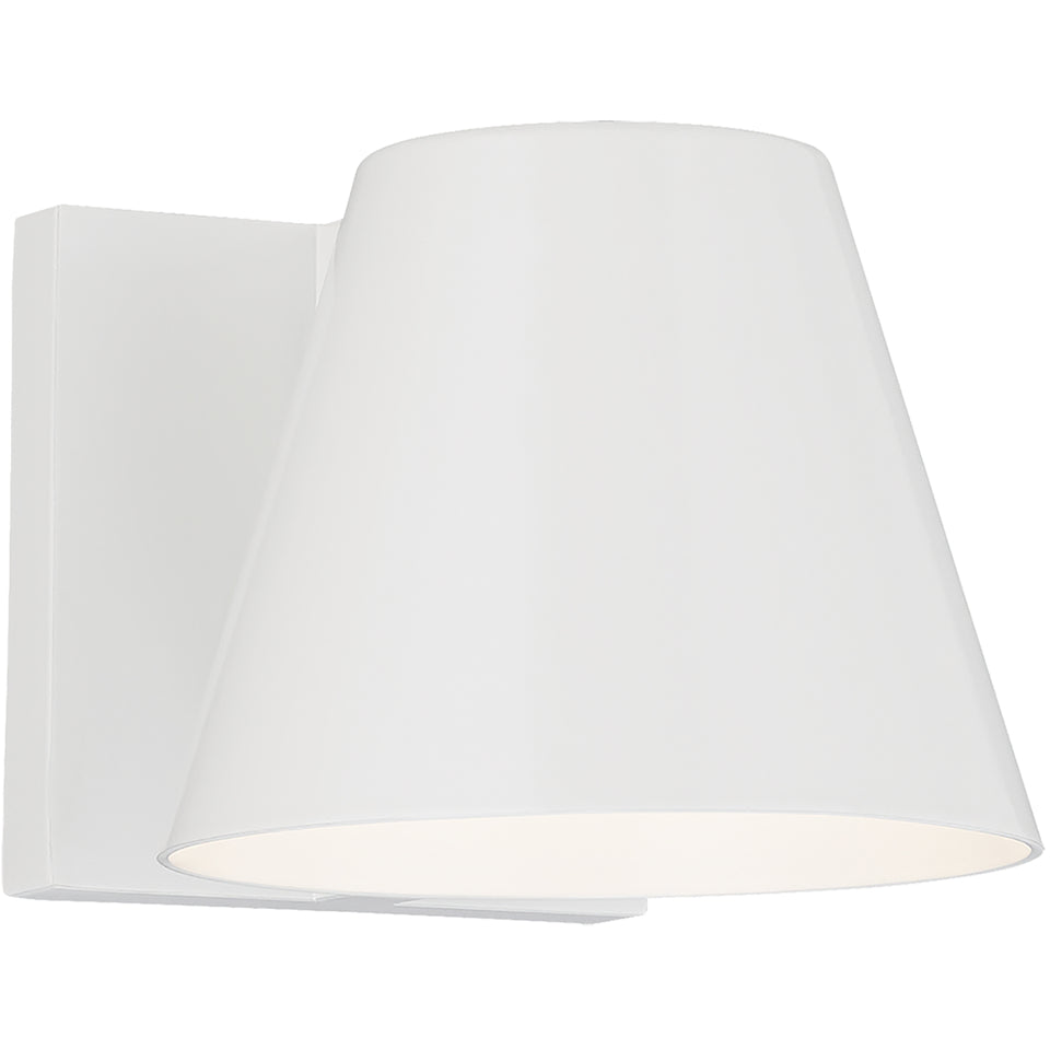 Bowman 4-inch Outdoor LED Wall Light Mid Century Sconce by Visual & Comfort & Co