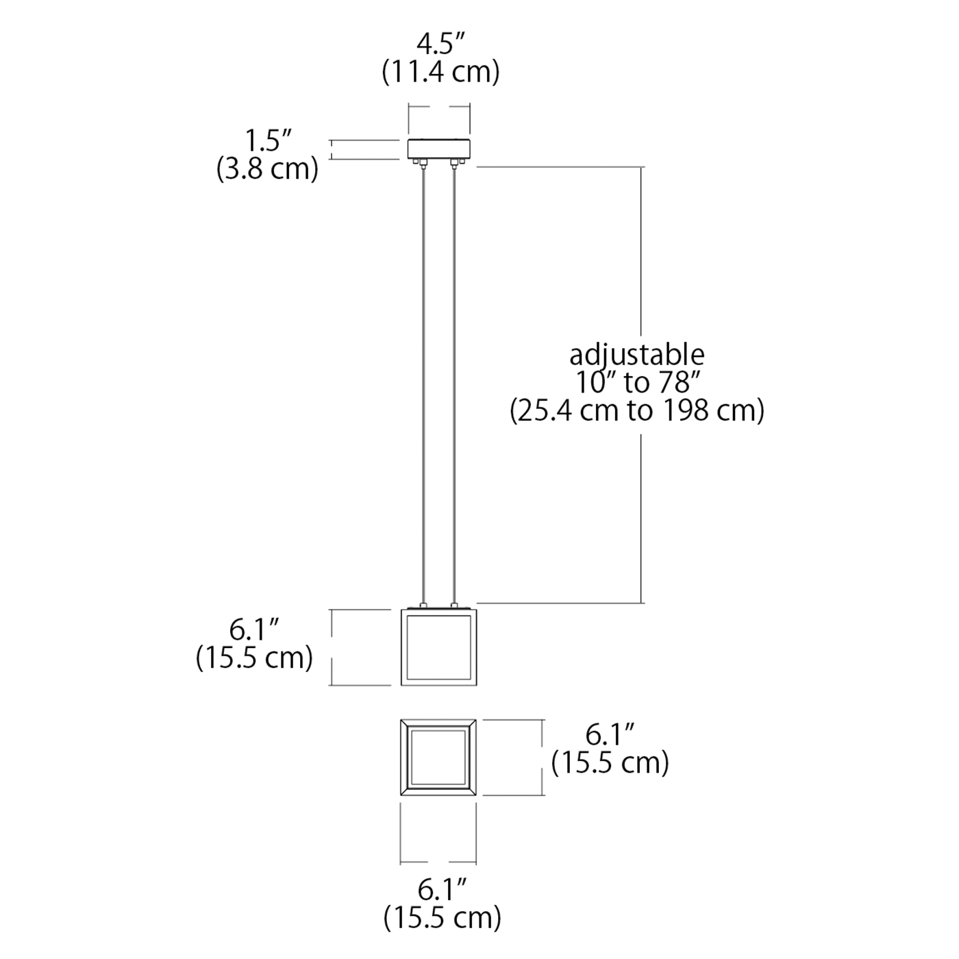 BlackJack Lighting Boxer Pendant Light
