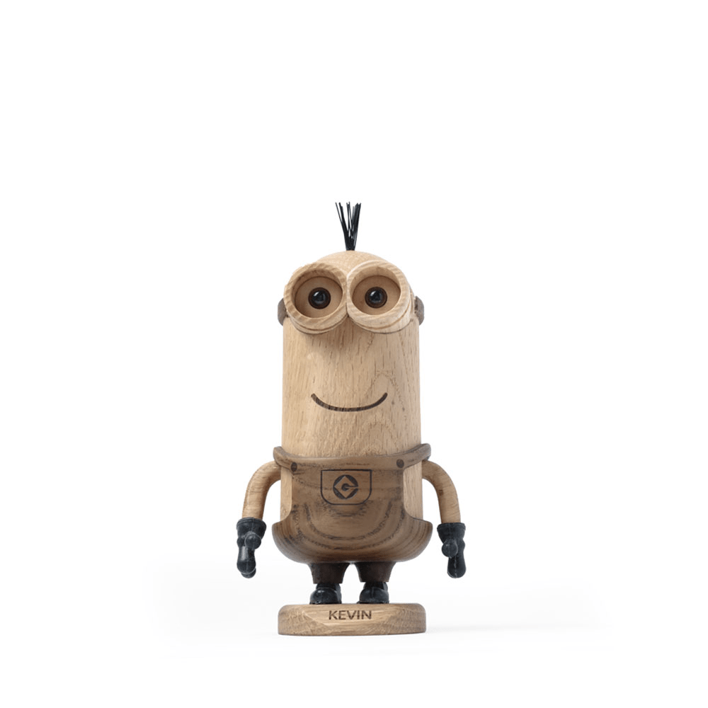 Boyhood Minions Kevin wooden figure in oak & smoked oak, photo 5 (image 5)