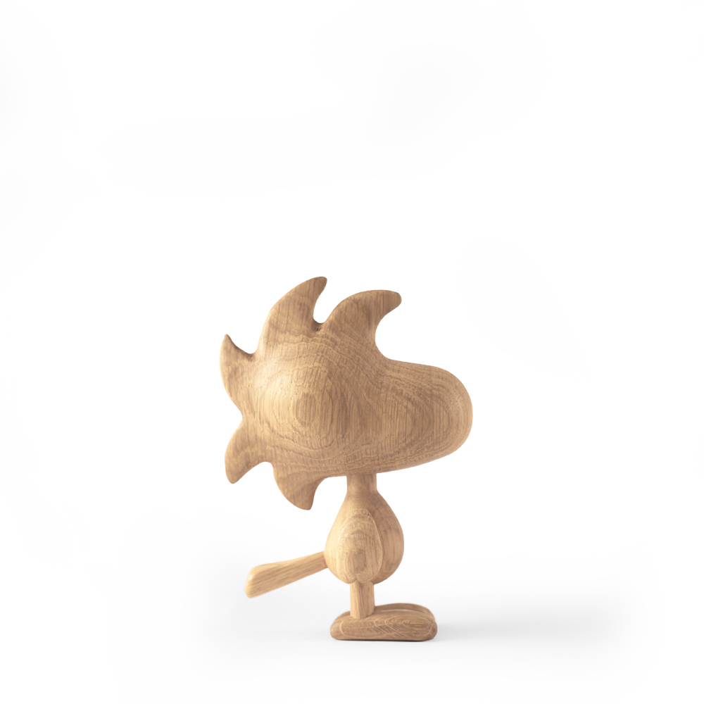 Boyhood Peanuts Woodstock wooden figure in oak, Large (image 7)