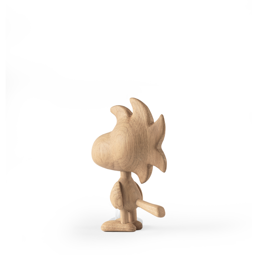 Boyhood Peanuts Woodstock wooden figure in oak, Large (image 6)