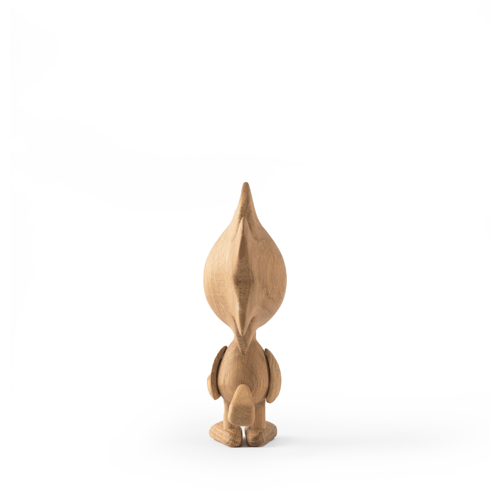 Boyhood Peanuts Woodstock wooden figure in oak, Large (image 8)