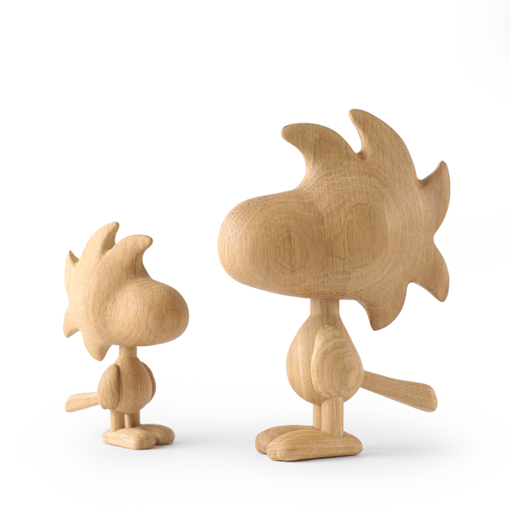 Boyhood Peanuts Woodstock wooden figure in oak, Large (image 9)