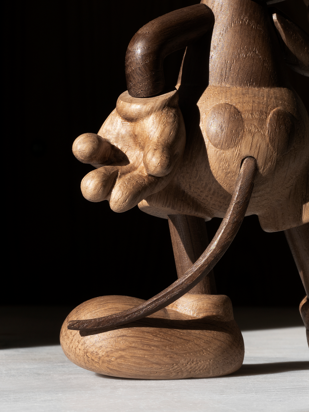 Boyhood Disney Mickey Mouse wooden figure in oak & smoked oak, Large (image 29)