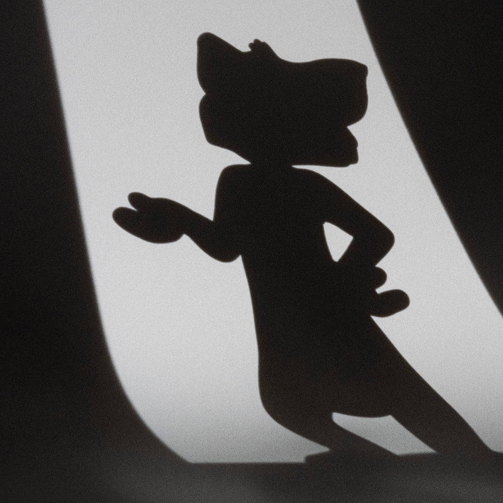 Boyhood Tom & Jerry Tom wooden figure in oak & smoked oak, view 6 (image 6)