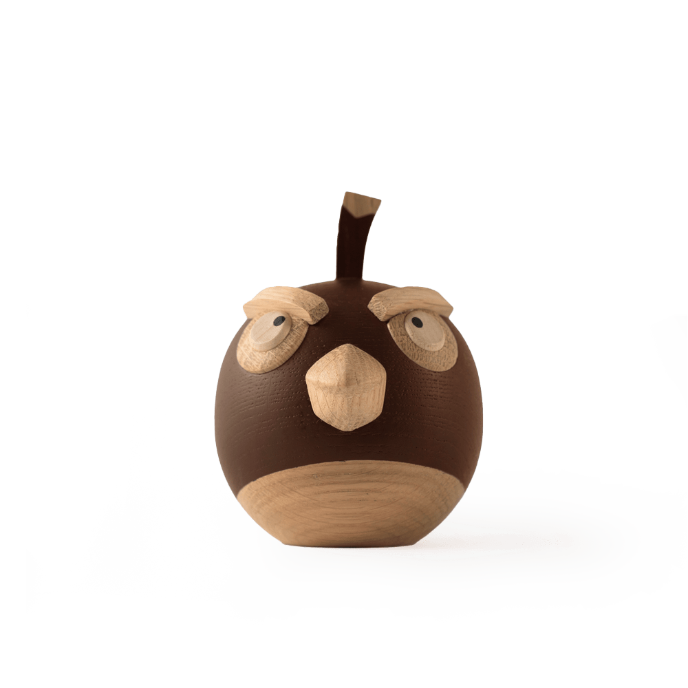 Boyhood Angry Birds Bomb wooden figure in oak, smoked oak & maple, photo 9 (image 9)