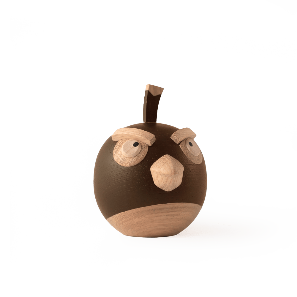 Boyhood Angry Birds Bomb wooden figure in oak, smoked oak & maple, photo 10 (image 10)